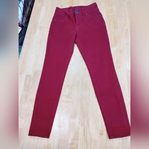 d. jeans Women's Vibrant Red Skinny Jeans